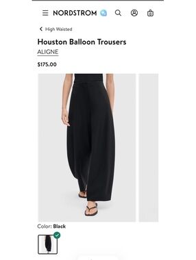 NWT Aligne Houston Balloon Trousers